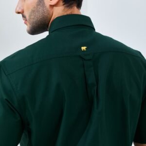 Jack Nicklaus Frederick Kemeja Pria Lengan Pendek Regular Fit Dark Green