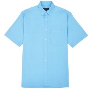 Jack Nicklaus Frederick Kemeja Pria Lengan Pendek Regular Fit Light Blue