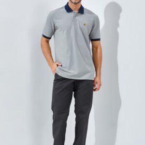 Jack Nicklaus Grande Polo Shirt Pria Regular Fit Light Grey