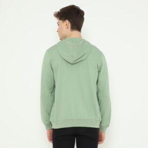 d&f sweatshirt hoodie L/S pria "ENDLESS" - hijau