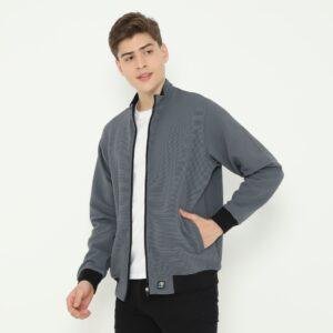 d&f jaket biker hakurodi - dark grey