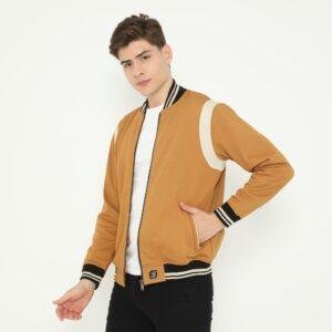 d&f jaket bomber  - camel cream