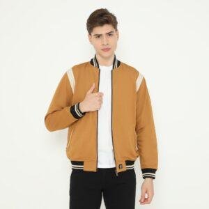 d&f jaket bomber  - camel cream