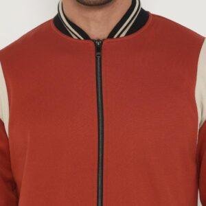 d&f Jaket Bomber pria peping ARM - Teracota cream