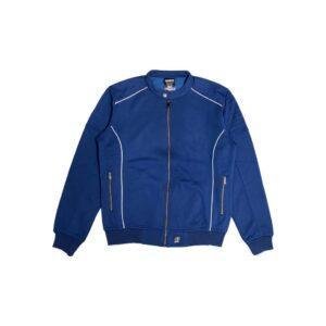 d&f CVC  Jaket Biker Pria - Navy list abu muda