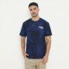 d&f Kaos pria Hustle & Believe - Navy