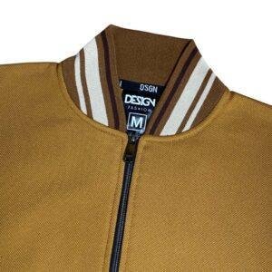 d&f CVC  Jaket Bomber cut & swen pria - Cream