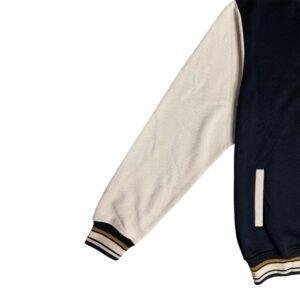 d&f CVC  Jaket Bomber Pria - Hitam cream