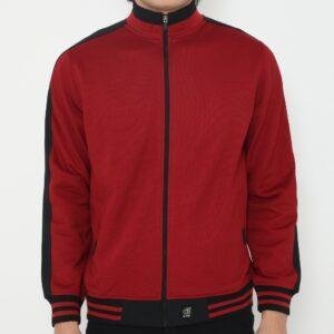 d&f Jaket Biker pria - Merah