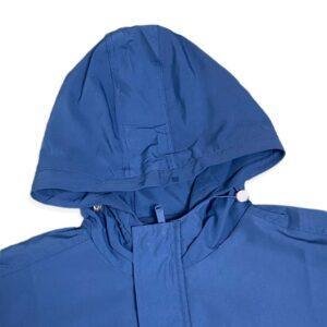 d&f Jaket pria parachute anorak -Blue