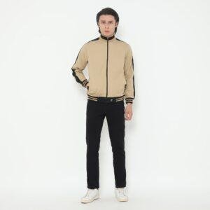 d&f Jaket Biker pria - Khaki