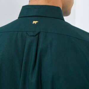 Jack Nicklaus Baron Kemeja Pria Lengan Panjang Slim Fit Green