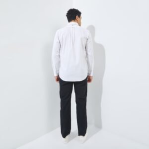 Jack Nicklaus Baron Kemeja Pria Lengan Panjang Slim Fit White