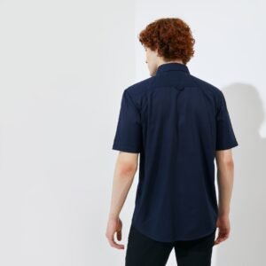 Jack Nicklaus Elwood Kemeja Pria Lengan Pendek Slim Fit Navy