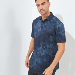 Jack Nicklaus Kowloon Premium Random Print Polo Caviar