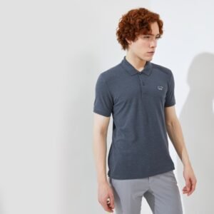 Jack Nicklaus Marsh Polo Shirt Pria Slim Fit Iron Gate