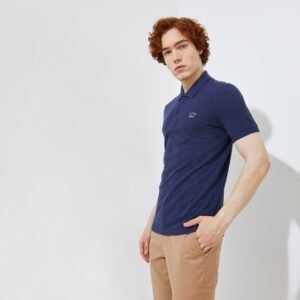 Jack Nicklaus Marsh Polo Shirt Pria Slim Fit Navy