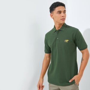 Jack Nicklaus Matrix Polo Shirt Pria Regular Fit Evergreen