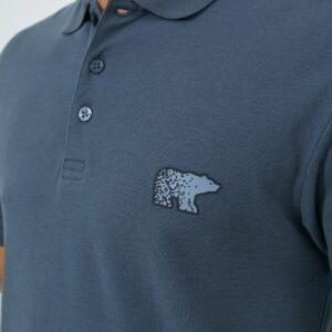 Jack Nicklaus Matrix Polo Shirt Pria Regular Fit Iron Gate