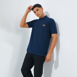 Jack Nicklaus Matrix Polo Shirt Pria Regular Fit Navy