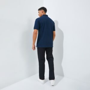 Jack Nicklaus Matrix Polo Shirt Pria Regular Fit Navy