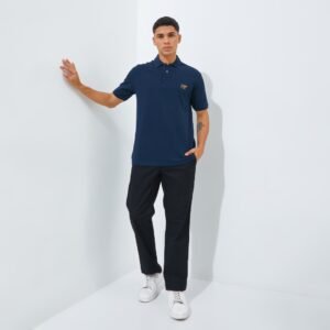 Jack Nicklaus Matrix Polo Shirt Pria Regular Fit Navy