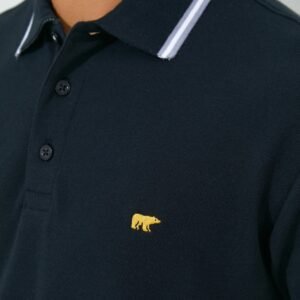 Jack Nicklaus Roderick Polo Shirt Pria Regular Fit Hitam