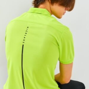 Jack Nicklaus Jaden Polo Shirt Pria Slim Fit Acid Green