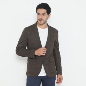 JOBB Axel-T2 Jas Pria Slim Fit Brown