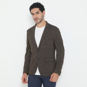JOBB Axel-T2 Jas Pria Slim Fit Brown