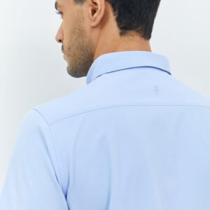 Jobb Edore Kemeja Pria Lengan Pendek Slim Fit Biru