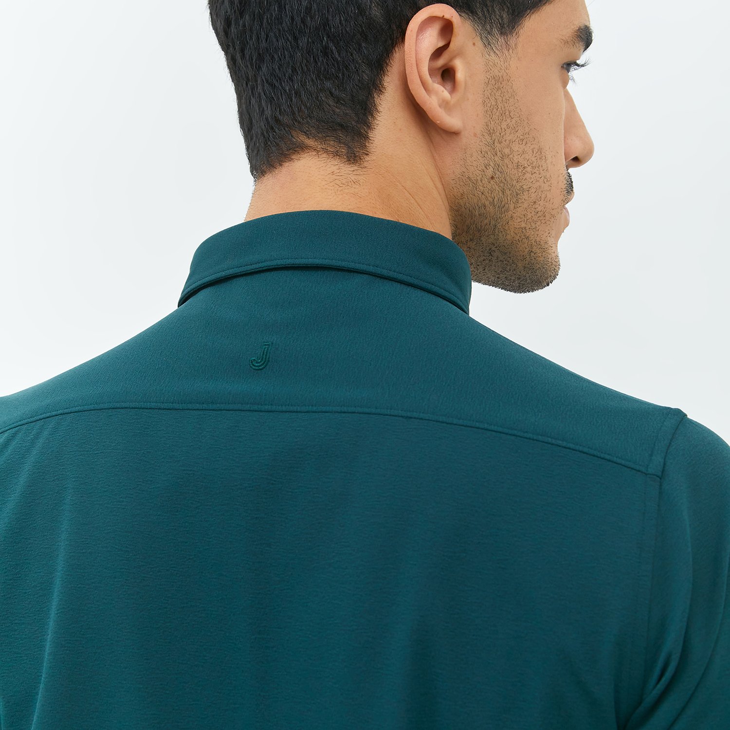 Jobb Edore Kemeja Pria Lengan Pendek Slim Fit Hijau - Image 5