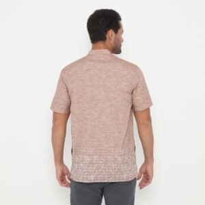 Jobb Javed Baju Koko Pria Lengan Pendek Regular Fit Teracota