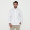 Jobb Kamran Baju Koko Pria Lengan Panjang Regular Fit White