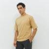 JOBB Leven T-shirt Pria Oversized Dark Khaki