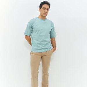 JOBB Leven T-shirt Pria Oversized Light Green