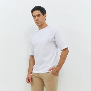 JOBB Leven T-shirt Pria Oversized White