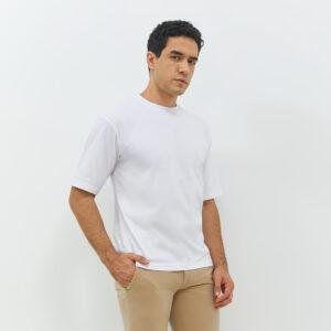 JOBB Leven T-shirt Pria Oversized White