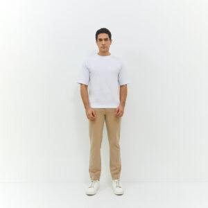 JOBB Leven T-shirt Pria Oversized White