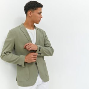 JOBB Lucien-T2 Jas Pria Slim Fit Light Green