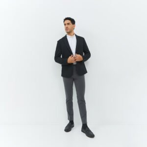 Jobb Pradier-T2 Blazer Pria Slim Fit Hitam
