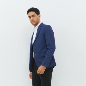 Jobb Pradier-T2 Blazer Pria Slim Fit Navy