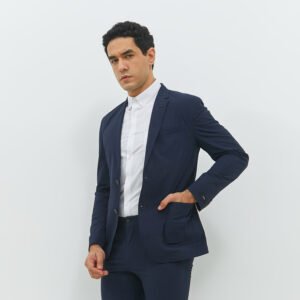 JOBB Spectre-T2 Jas Pria Slim Fit Navy