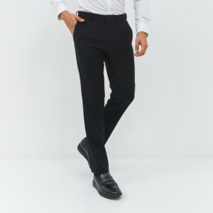 JOBB Topaz-B Celana Panjang Pria Modern Slim Fit Dark Black