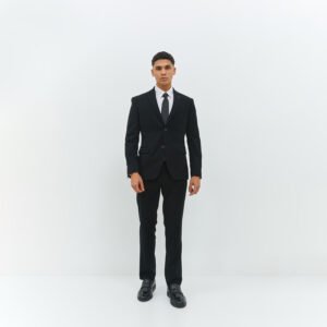 JOBB Topaz-T2 Jas Pria Slim Fit Dark Black