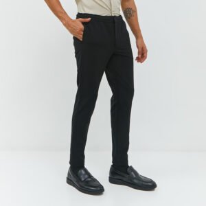 JOBB Tyga Celana Panjang Pria Modern Slim Fit Dark Black