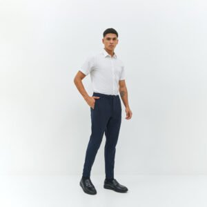 JOBB Tyga Celana Panjang Pria Modern Slim Fit Navy