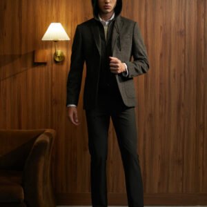 Jobb Darden-T2 Hybird Blazer Pria Slim Fit Dark Grey