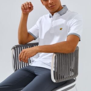 Jack Nicklaus Legend Polo Shirt Pria Regular Fit White