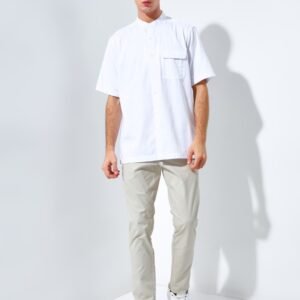 Jack Nicklaus Morata Kemeja Shanghai Pria Pendek Regular White